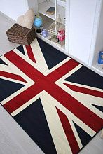 Яркий ковер Британский флаг темно-синий