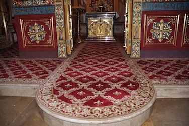 изготовление коврового покрытия для храма 