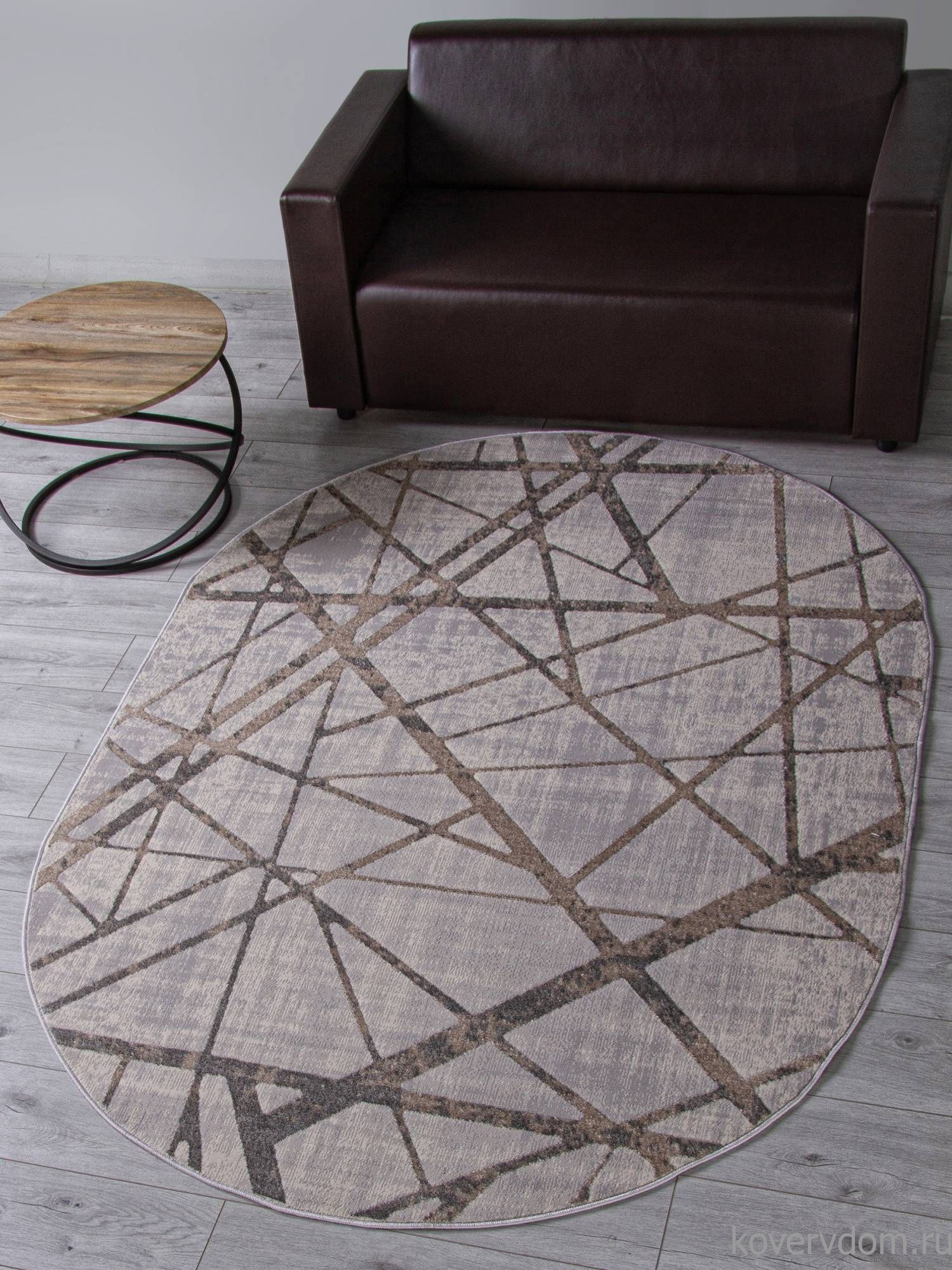 Ковер LIMAN F478 GRAY-BEIGE Овал Ковер LIMAN F478 GRAY-BEIGE Овал