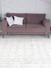 Круглый ковер LILY 5258B S.WHITE / P.CREAM