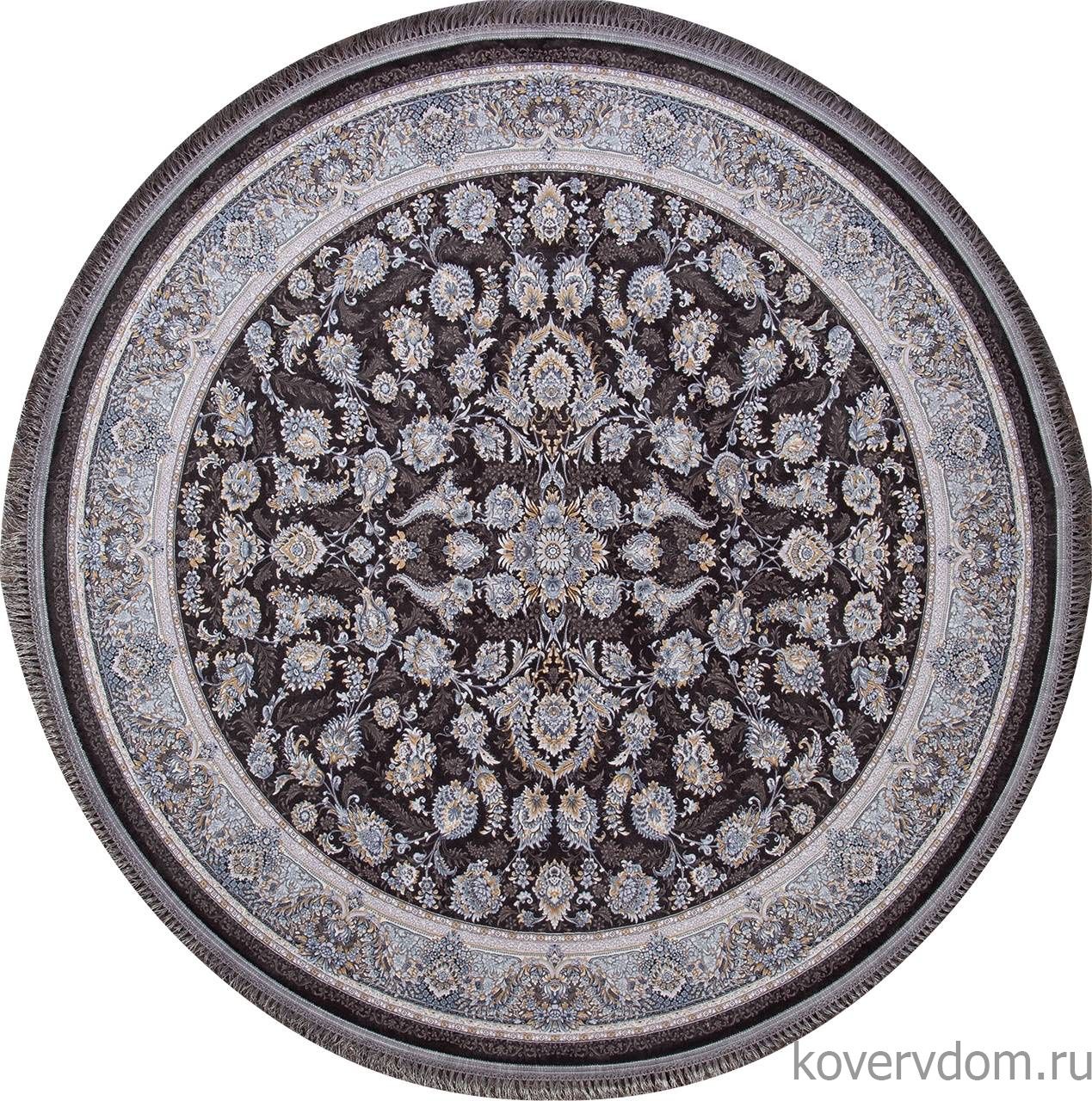 Ковер FARSI 1200 G256 DARK GRAY Круг