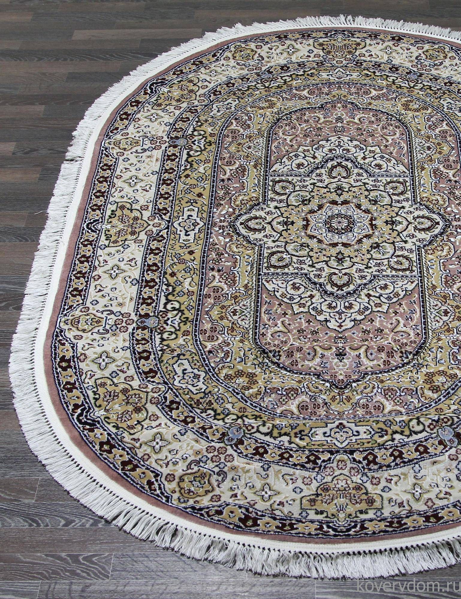 Ковер MASHAD PRESTIGE 02842A L.PINK / L.PINK Овал Ковер MASHAD PRESTIGE 02842A L.PINK / L.PINK Овал