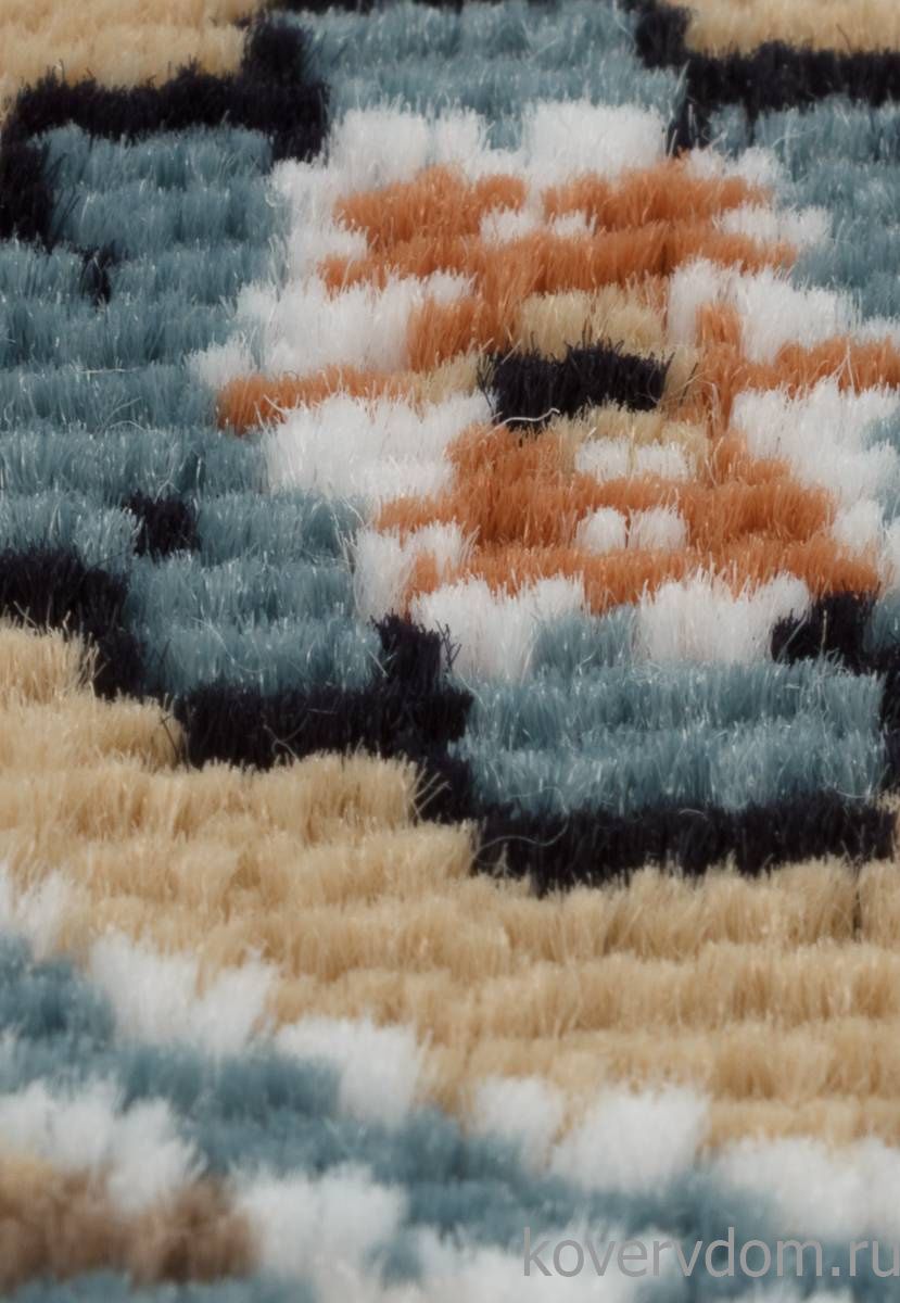 Ковер SHAHREZA d210 CREAM-BLUE Овал