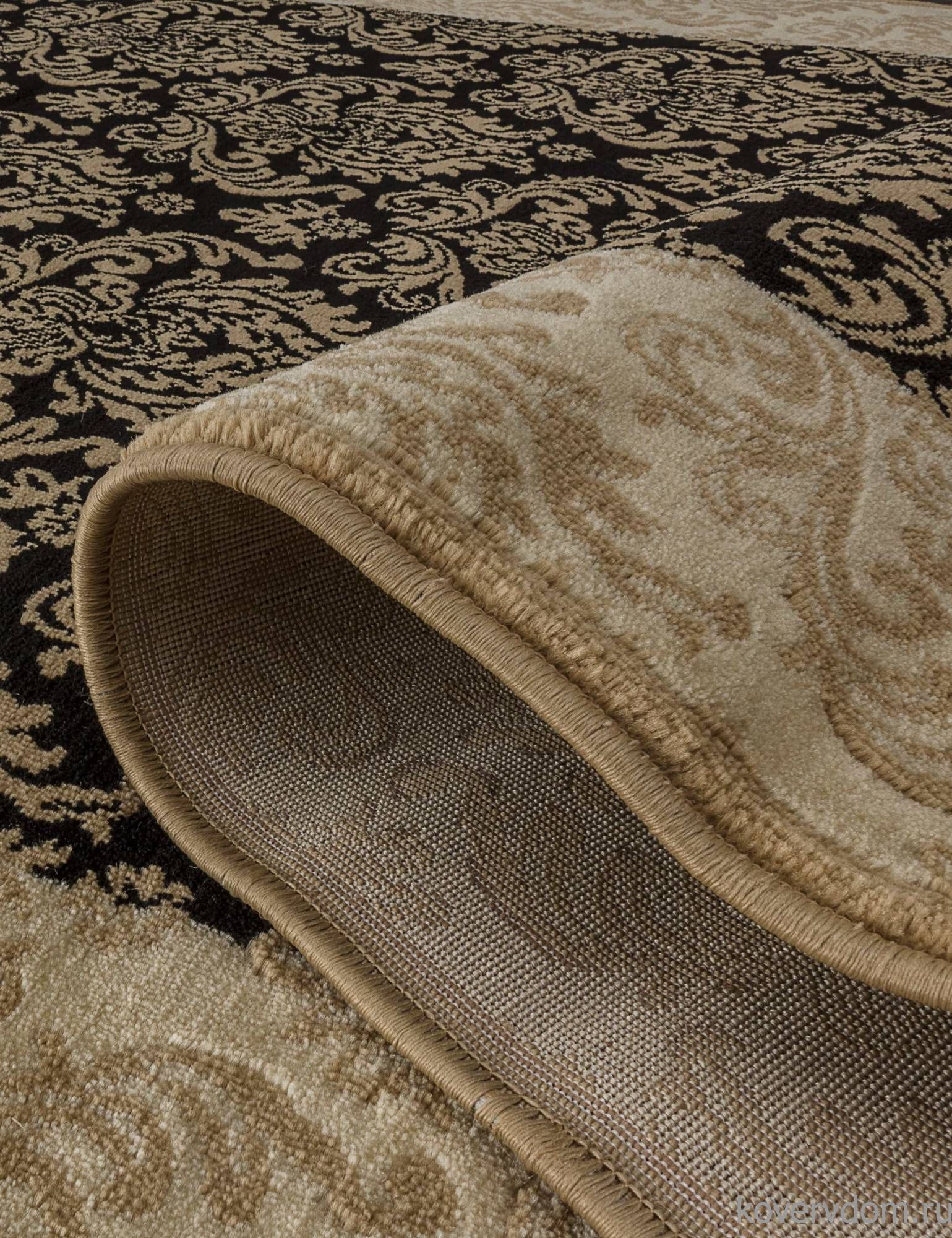 Ковер IZMIR D716 BLACK-BEIGE