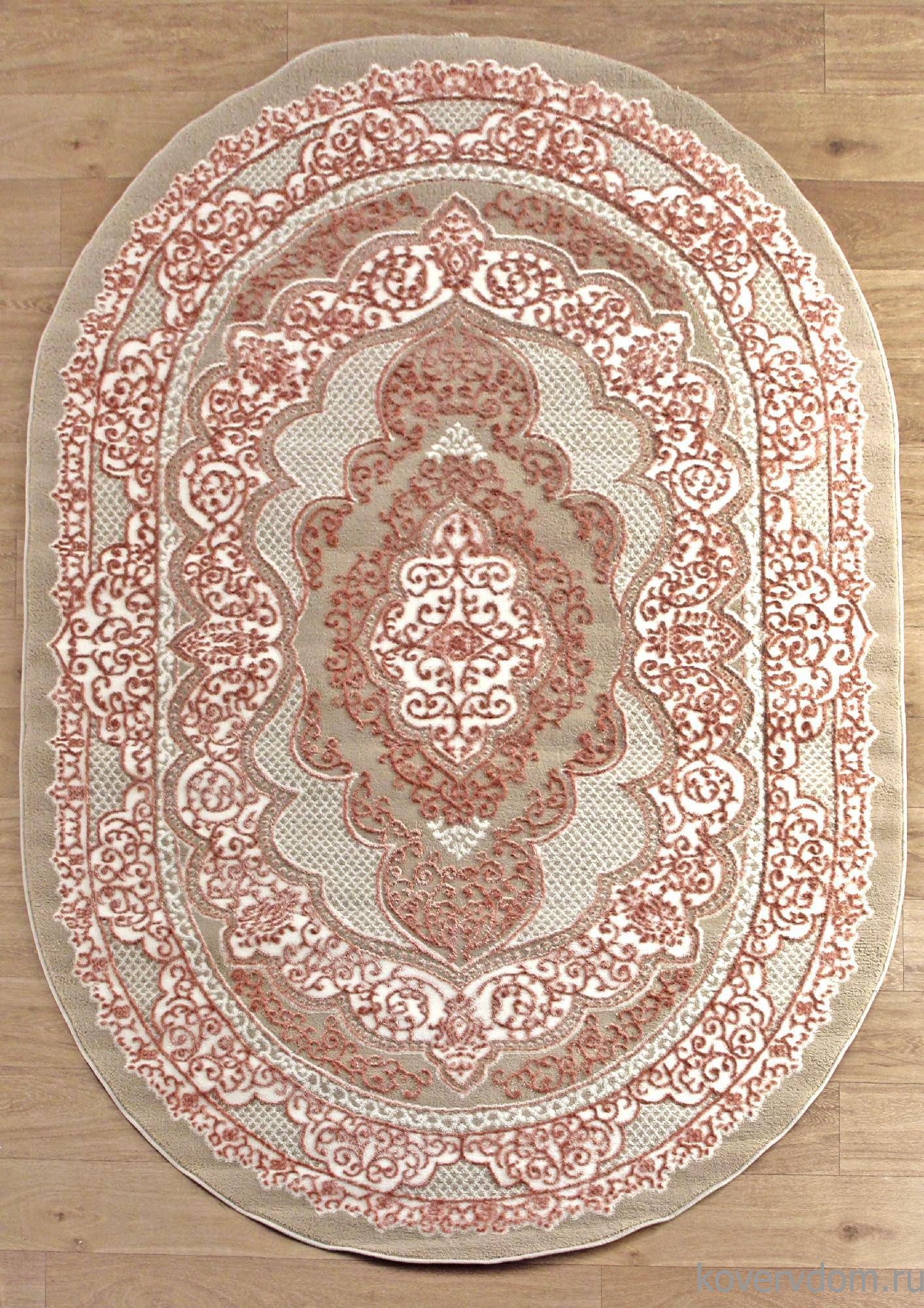 Ковер STYLE N7668 055 PINK Овал Ковер STYLE N7668 055 PINK Овал