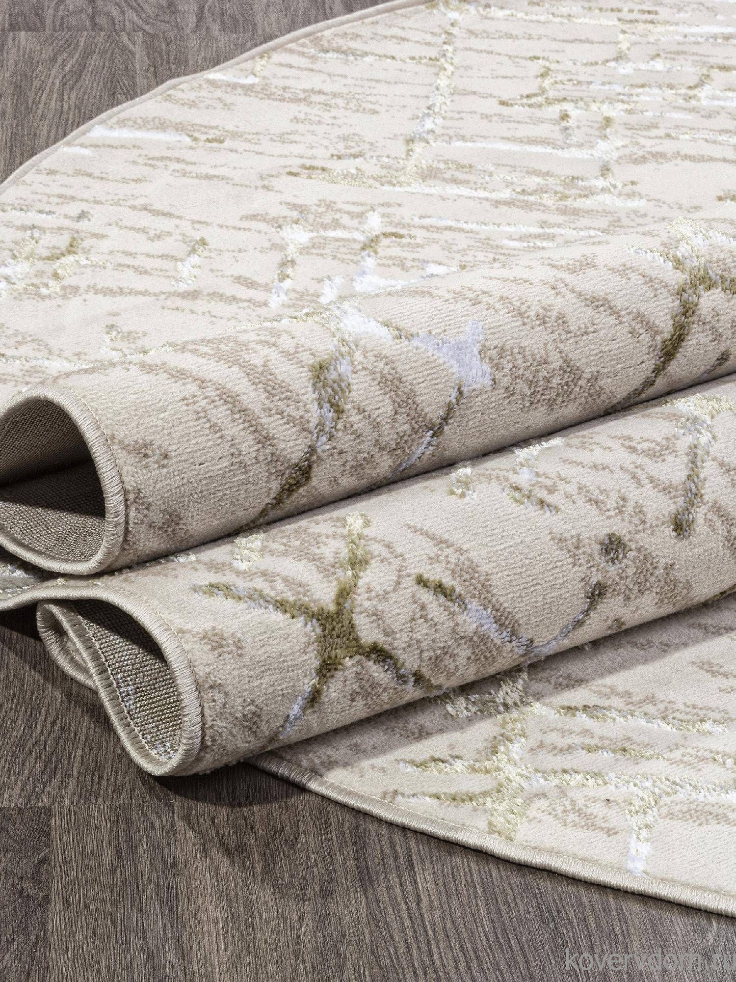 Ковер LIMAN F164 CREAM-GREEN Овал Ковер LIMAN F164 CREAM-GREEN Овал