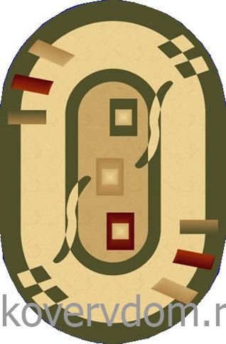Ковер Азия 30135-03 ОВАЛ 
