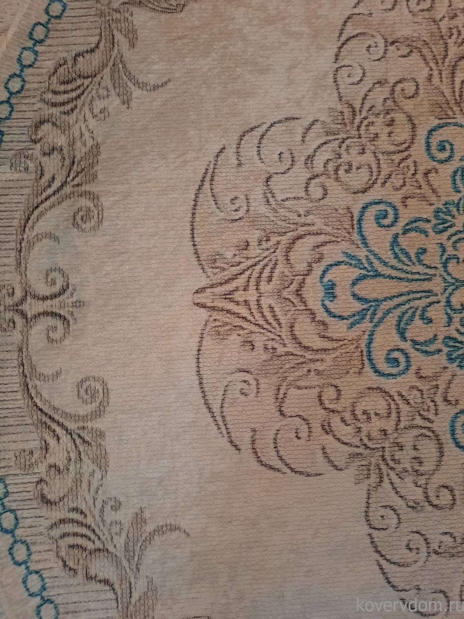 Ковер Decovilla 21004.103 ENDAM Голубой Круг Ковер Decovilla 21004.103 ENDAM Голубой Круг