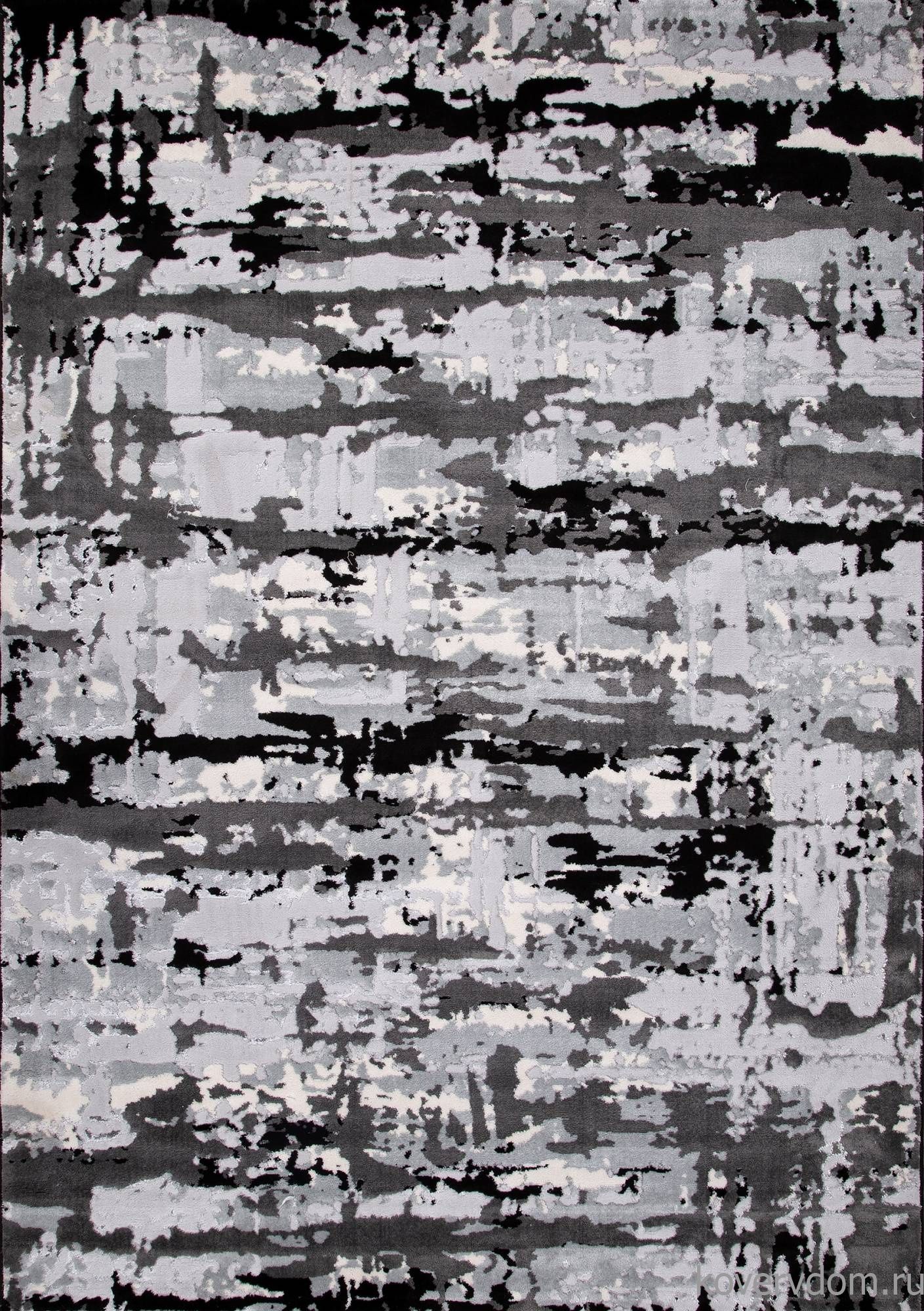 Ковер Valentino Y504A LIGHT GREY SHIRINK / BLACK Ковер Valentino Y504A LIGHT GREY SHIRINK / BLACK