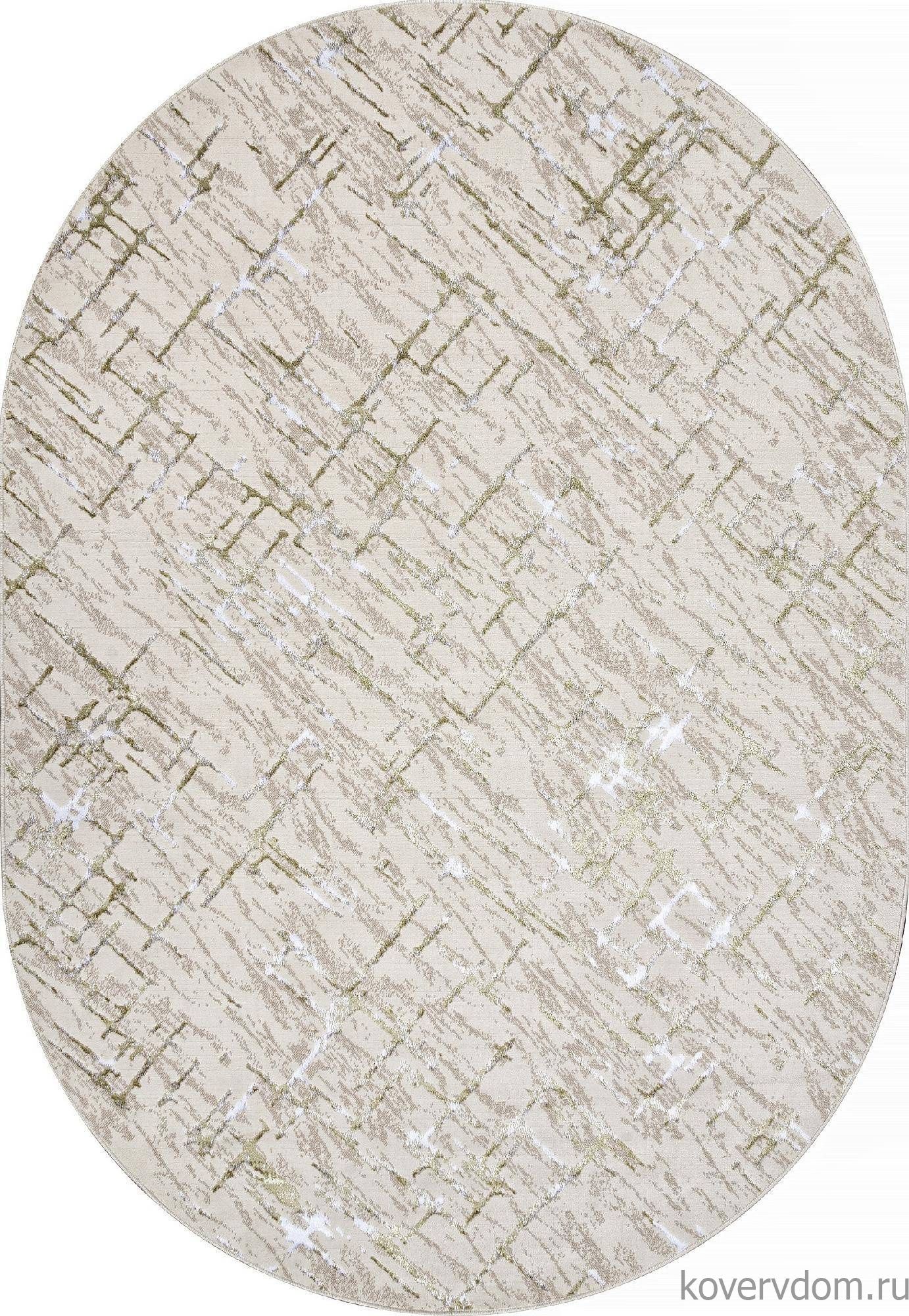 Ковер LIMAN F164 CREAM-GREEN Овал Ковер LIMAN F164 CREAM-GREEN Овал