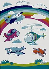 Детский ковер Sonic Kids Самолеты 3333 IA1 W