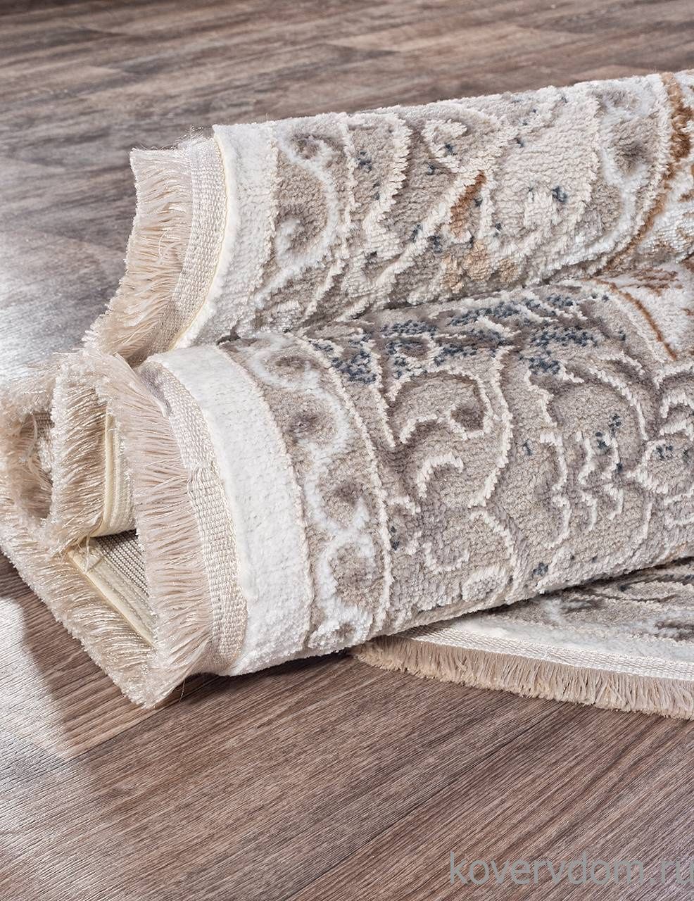 Ковер RODOS 7439A GREY / CREAM Овал