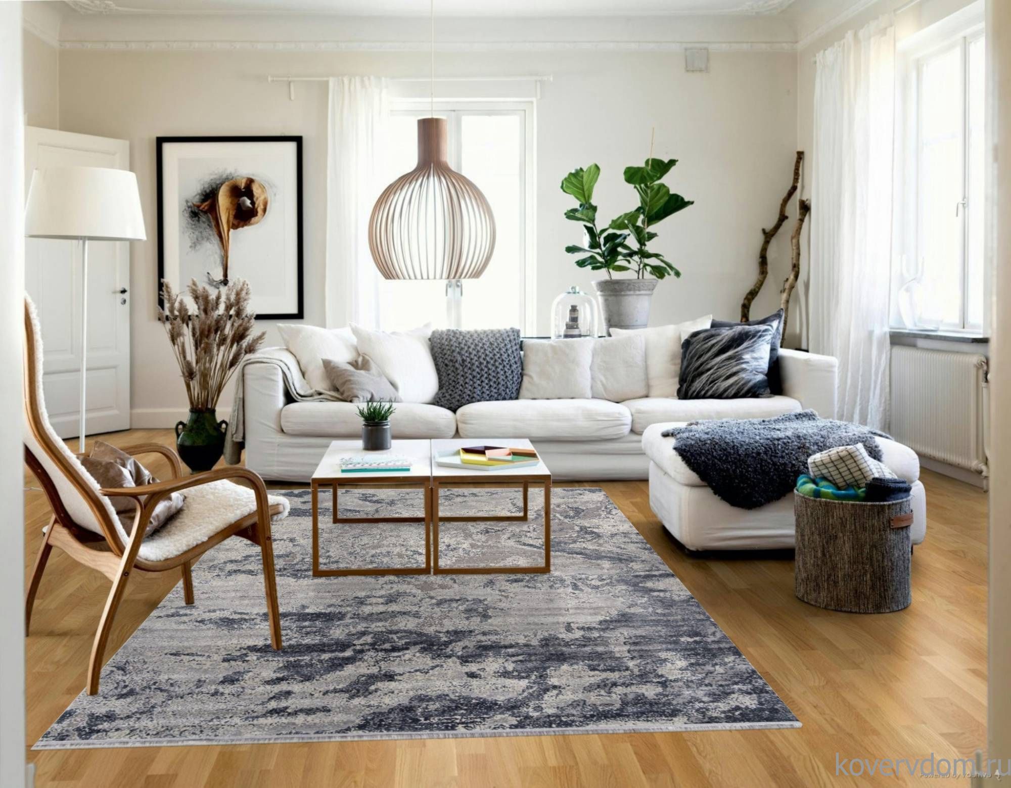 Ковер DUBAI 00267 GREY / BLUE Ковер DUBAI 00267 GREY / BLUE