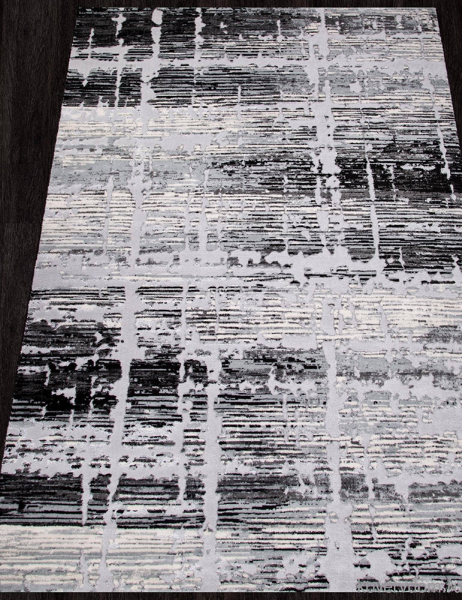 Ковер Valentino Y012A LIGHT GREY SHIRINK / BLACK Ковер Valentino Y012A LIGHT GREY SHIRINK / BLACK