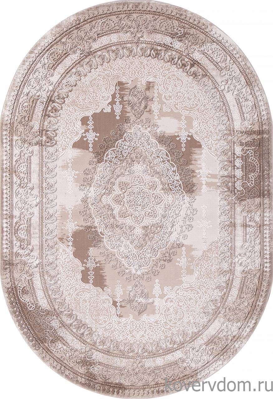 Ковер ARMINA 03704A BROWN / BROWN Овал Ковер ARMINA 03704A BROWN / BROWN Овал