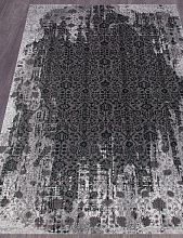 Пушистый ковер GRAND 33370 954 СЕРЫЙ / ЗЕЛЕНЫЙ