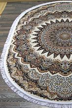 Овальный ковер синий SHAHREZA D417 CREAM-NAVY Овал