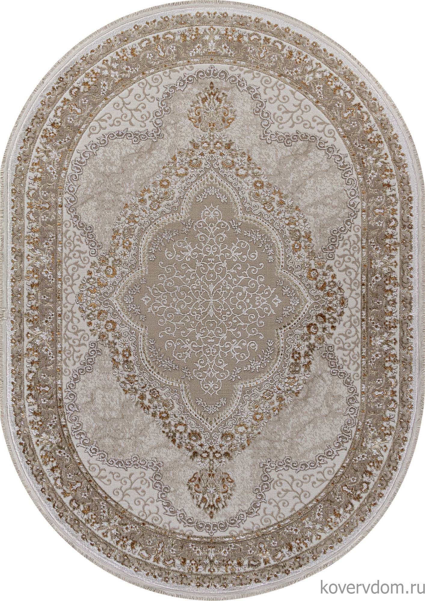 Ковер ESSA 27226A BEIGE / BEIGE Овал Ковер ESSA 27226A BEIGE / BEIGE Овал