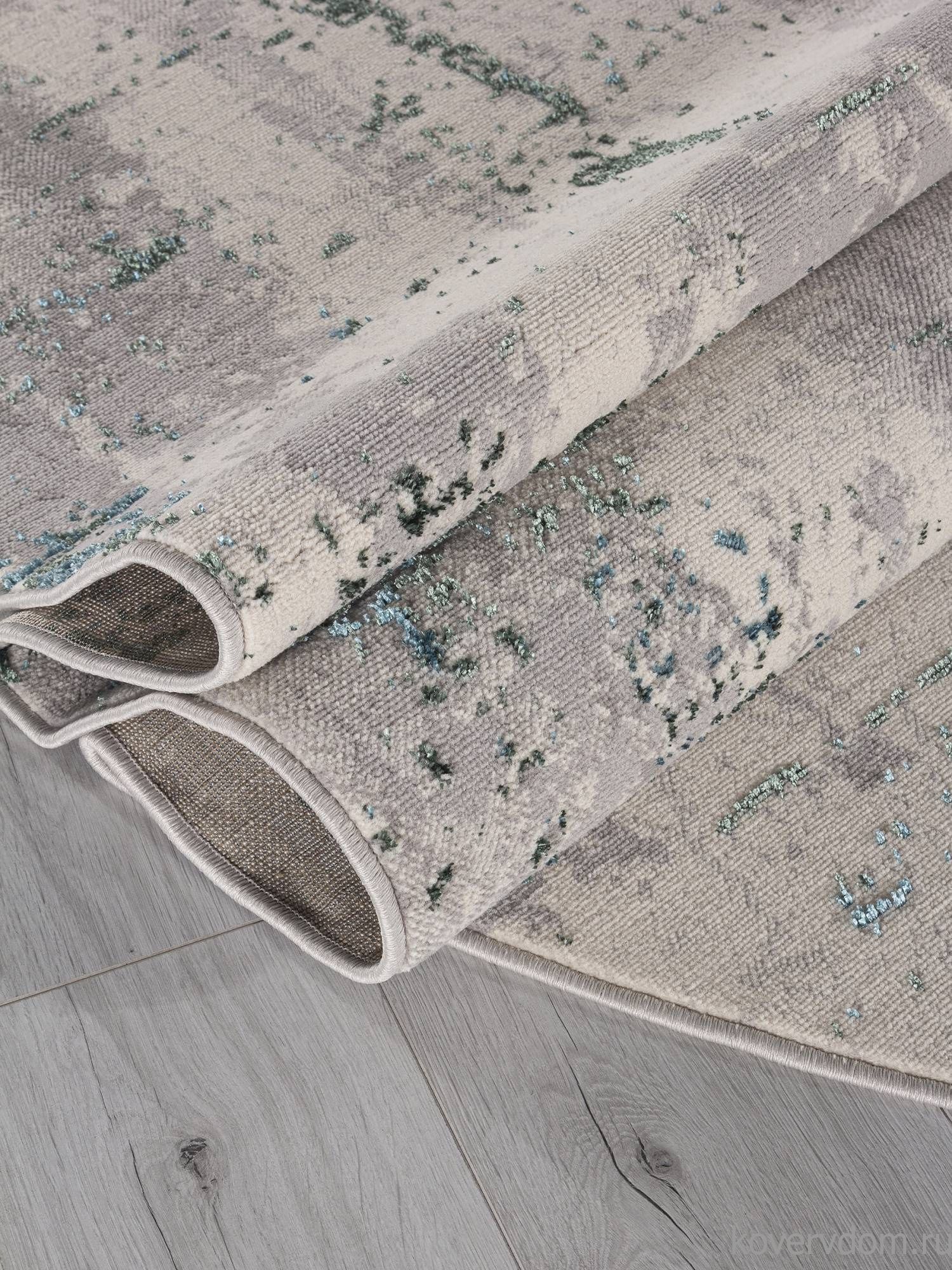 Ковер LIMAN F169 CREAM-D.GREEN Овал Ковер LIMAN F169 CREAM-D.GREEN Овал