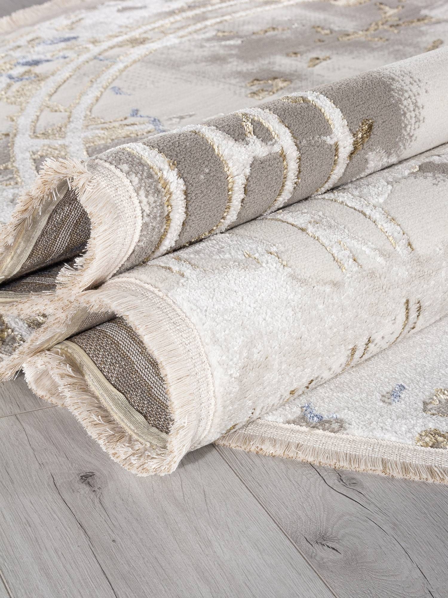 Ковер ESSA 27243A GRY / BLUE Овал Ковер ESSA 27243A GRY / BLUE Овал