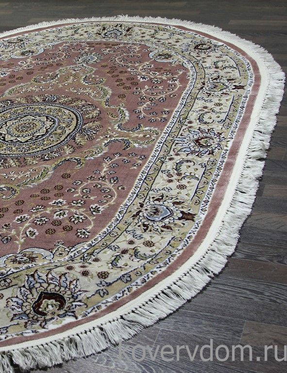 Ковер MASHAD PRESTIGE 02847A L.PINK / L.PINK Овал Ковер MASHAD PRESTIGE 02847A L.PINK / L.PINK Овал