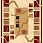 Ковер OLYMPOS D077 CREAM RED