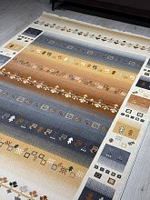 Ковер терракотовый ZUMMA F595 ORANGE