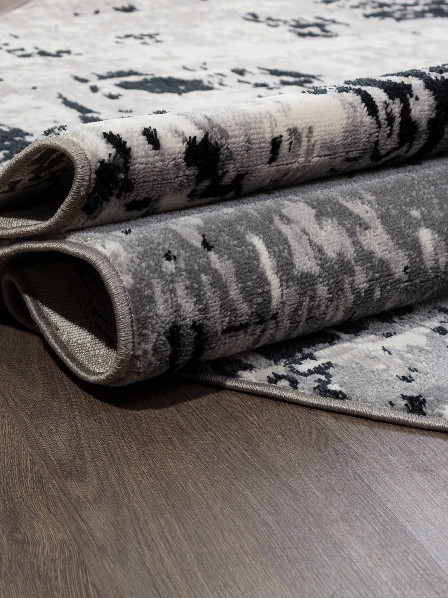 Ковер PALERMO F284 DARK GRAY Овал Ковер PALERMO F284 DARK GRAY Овал