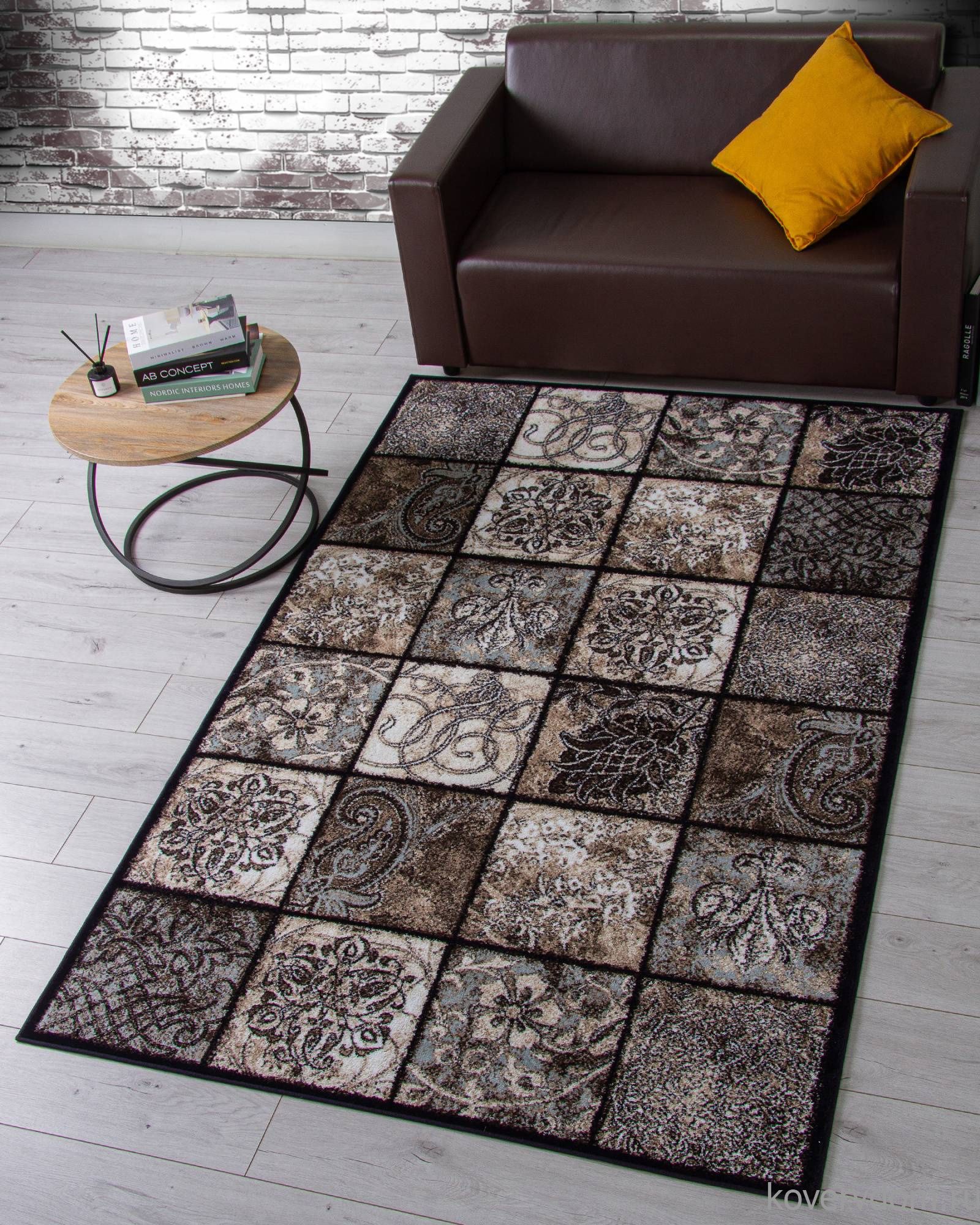 Ковер VALENCIA DELUXE D328 BROWN Ковер VALENCIA DELUXE D328 BROWN