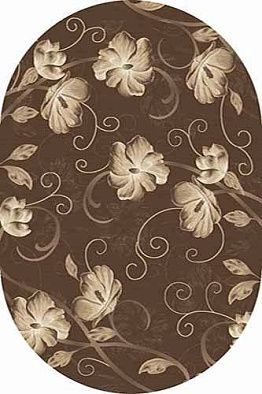 Ковер MEGA CARVING 1059 BROWN Овал
