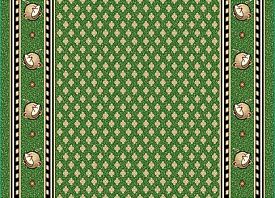 Эксклюзивная ковровая дорожка с фирменным логотипом зеленая 