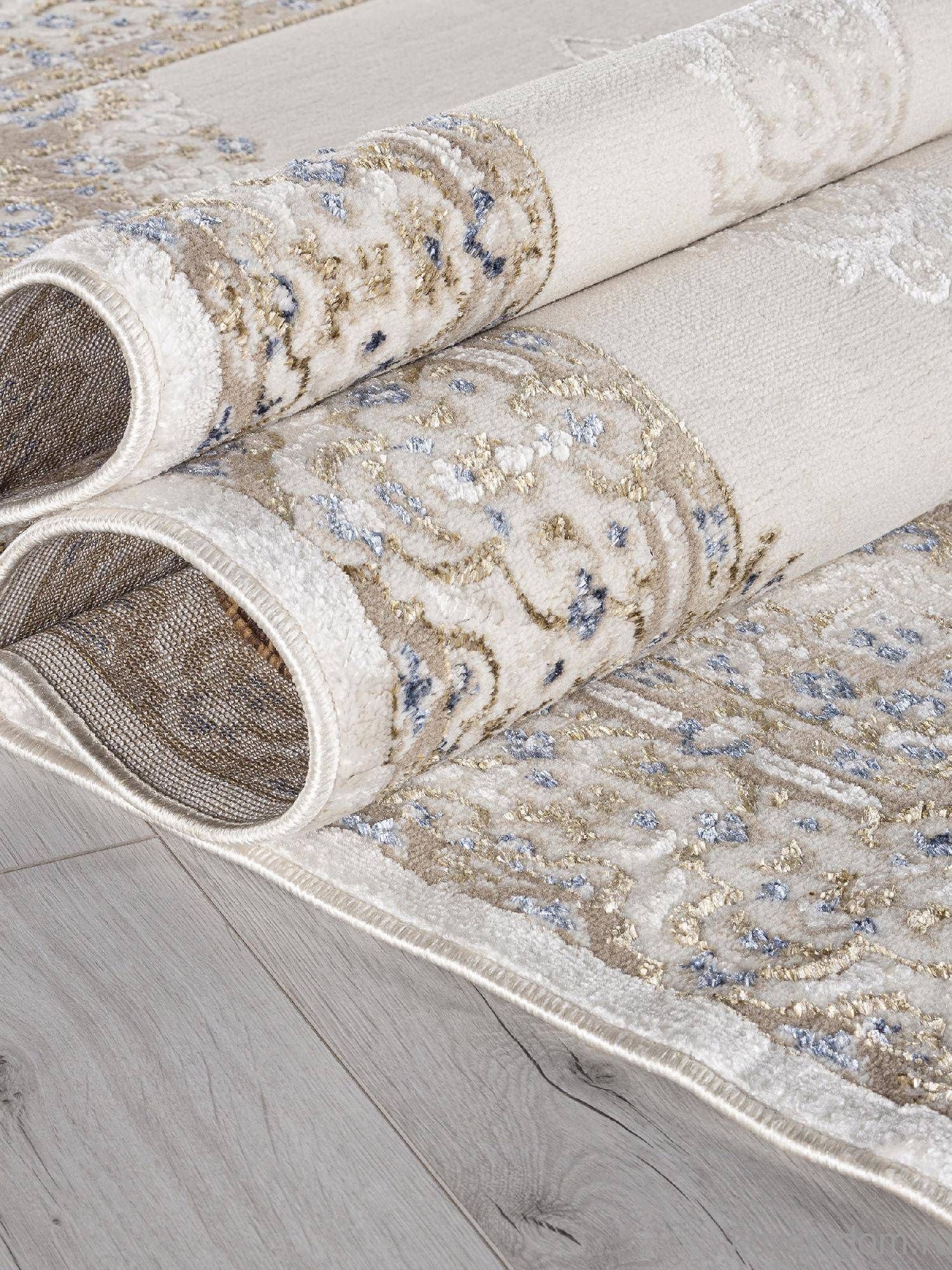 Ковер MOSSO 27236A CREAM / BLUE Ковер MOSSO 27236A CREAM / BLUE