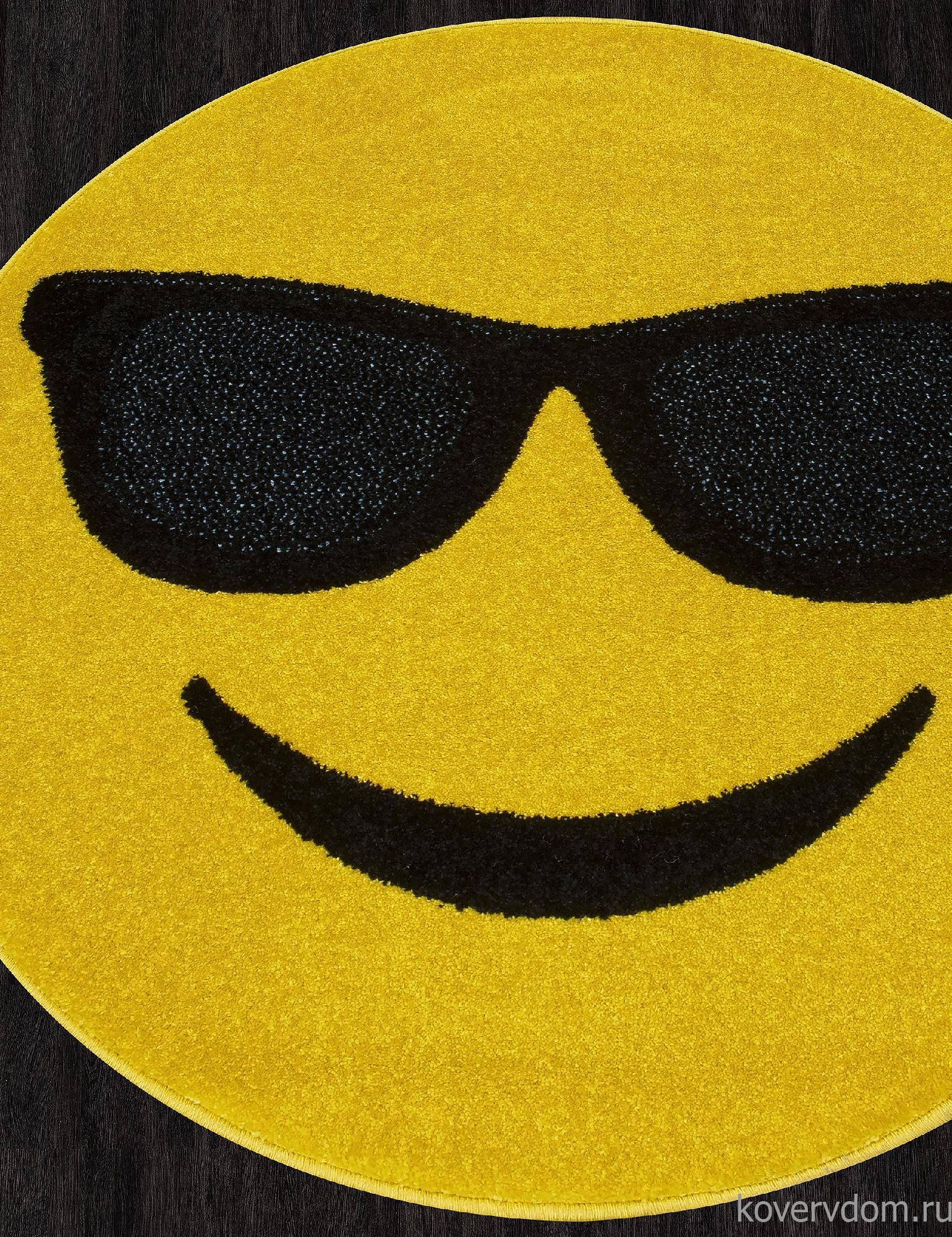 Ковер SMILE NC15 YELLOW Круг Ковер SMILE NC15 YELLOW Круг