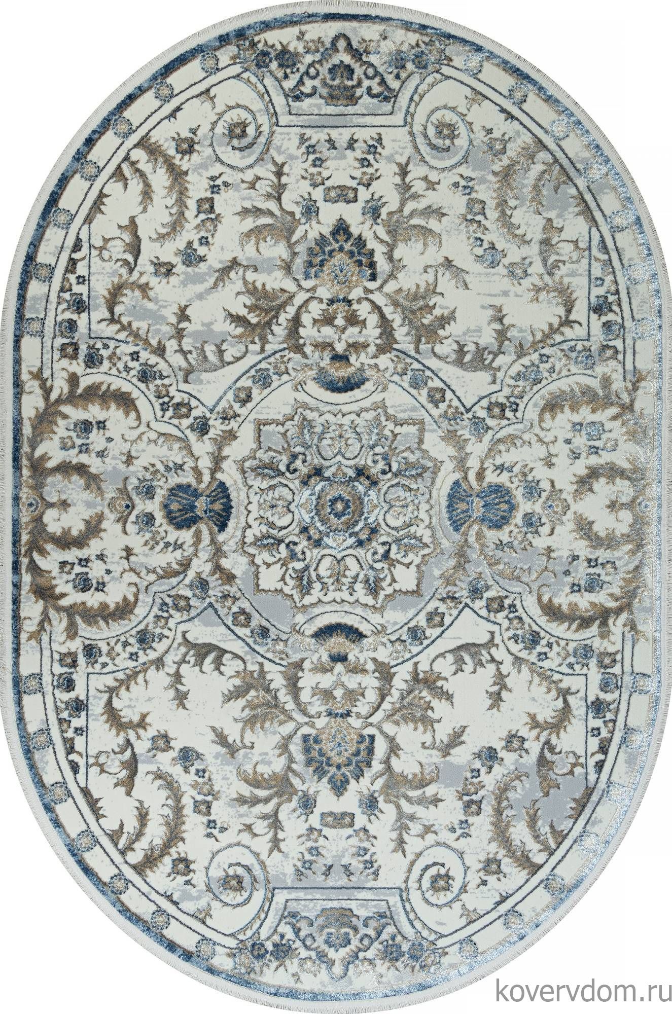 Ковер SAHARA 00765A D.BLUE FDY / CREAM HB Овал Ковер SAHARA 00765A D.BLUE FDY / CREAM HB Овал