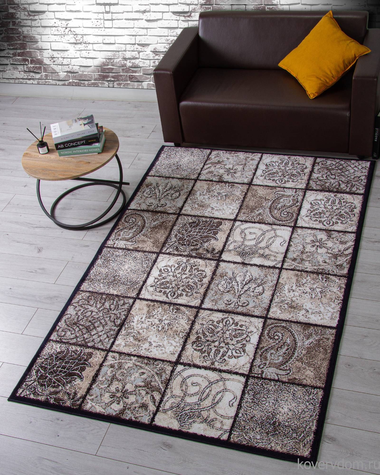 Ковер VALENCIA DELUXE D328 BROWN Ковер VALENCIA DELUXE D328 BROWN