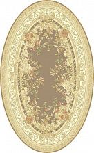 Рельефный ковер из вискозы VENEZIA 5095 193872 l  brown ОВАЛ