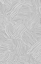 Круглый ковер BRIZ F658 GRAY