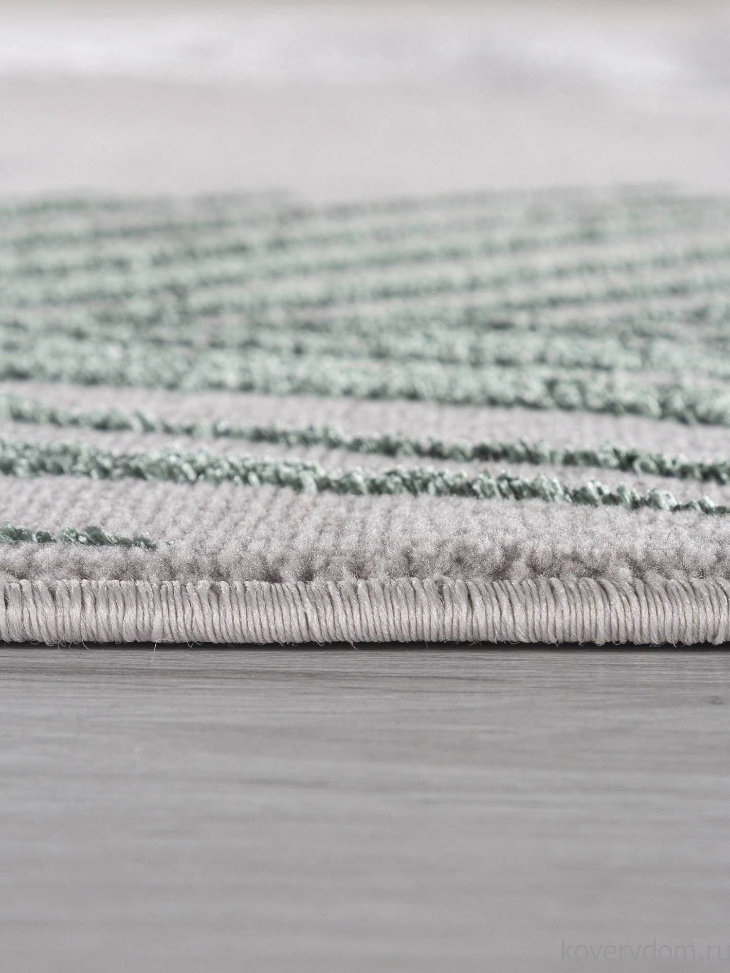 Ковер LIMAN F167 GRAY-D.GREEN Овал Ковер LIMAN F167 GRAY-D.GREEN Овал