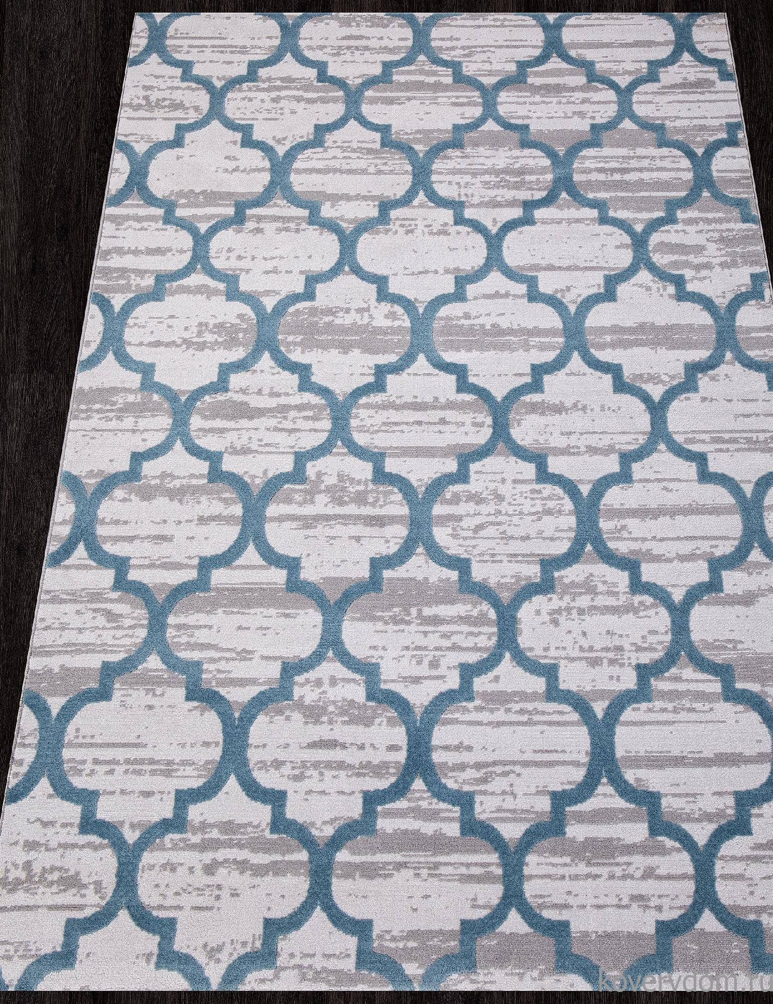 Ковер Valentino M012A D.GREY SHRINK / L.BLUE HEATSET