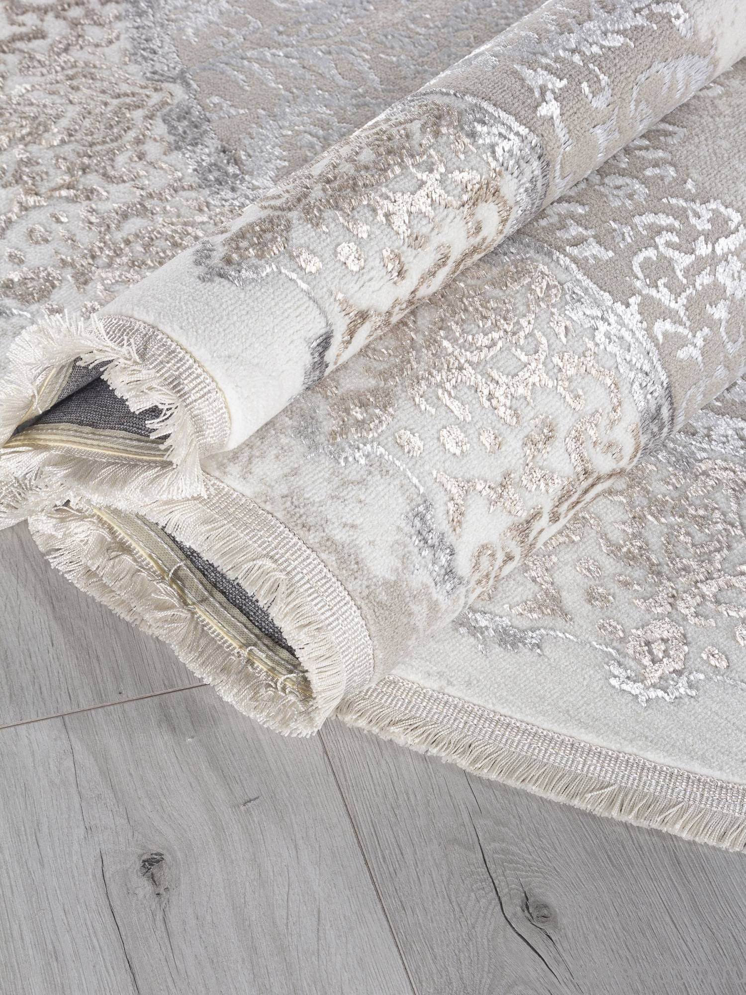 Ковер EFSAN L270A CREAM SHRINK / VIZON FDY Овал