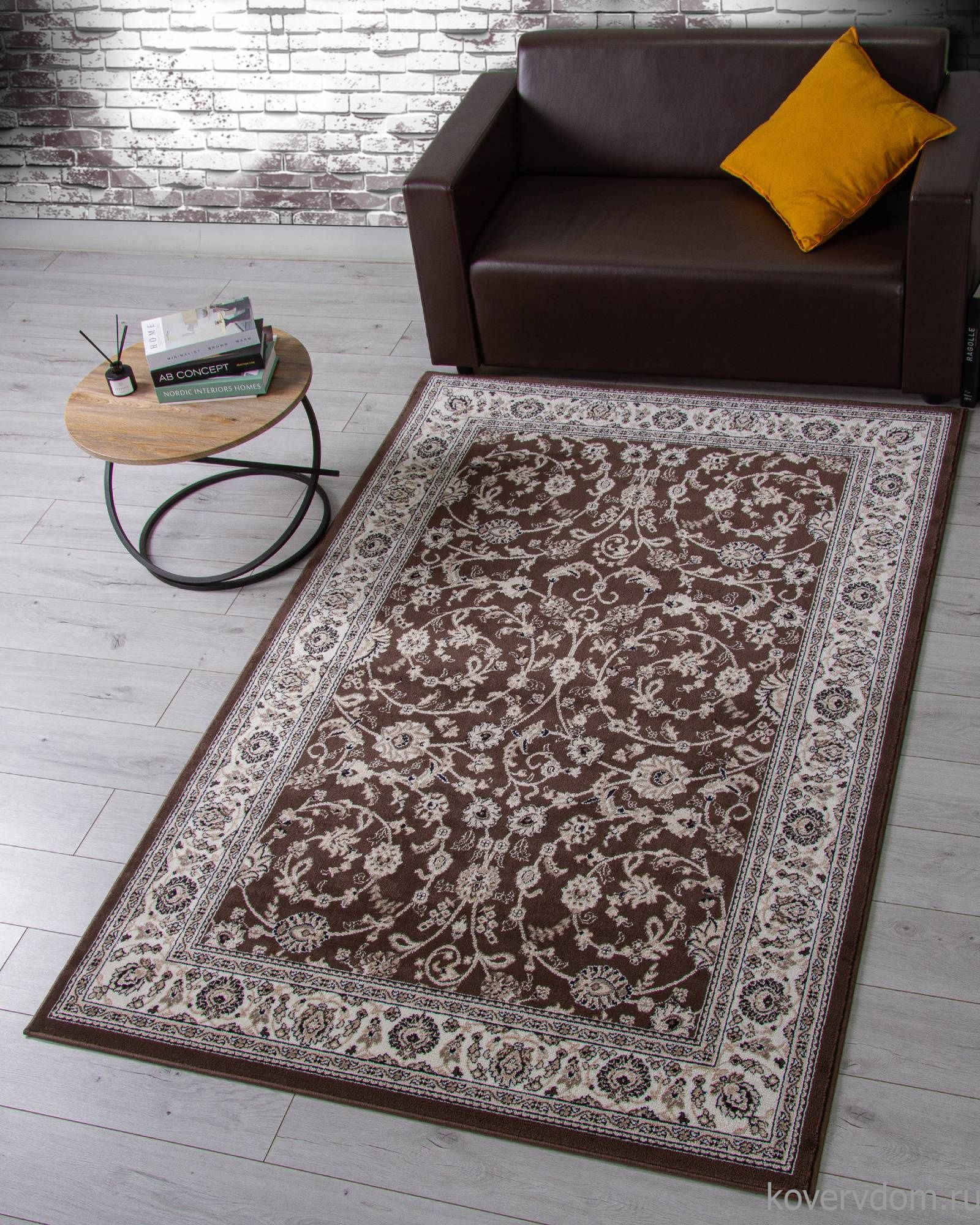 Ковер Валенсия DELUXE D251 Коричневый