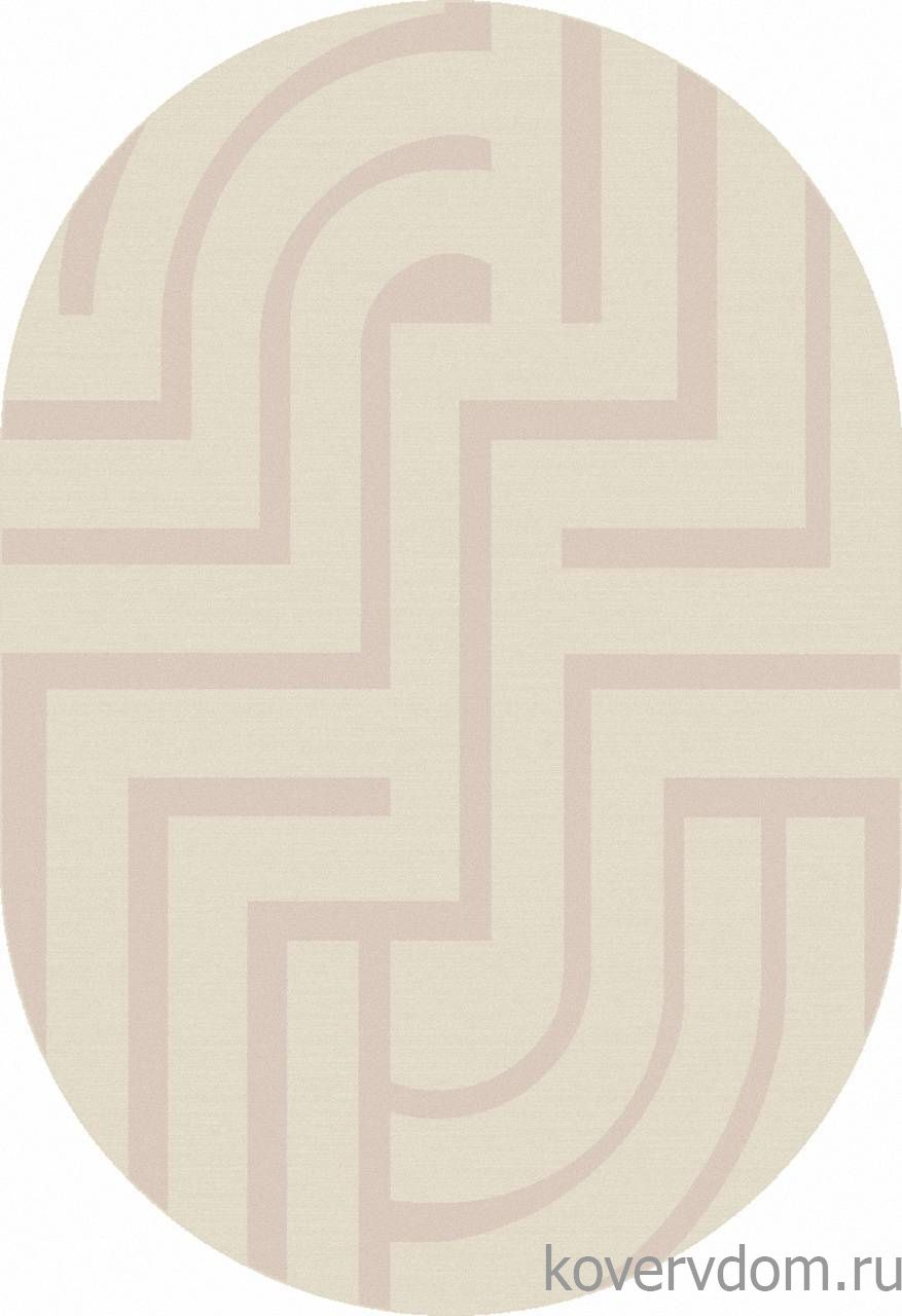 Ковер DIOS F439 LIGHT CREAM Овал