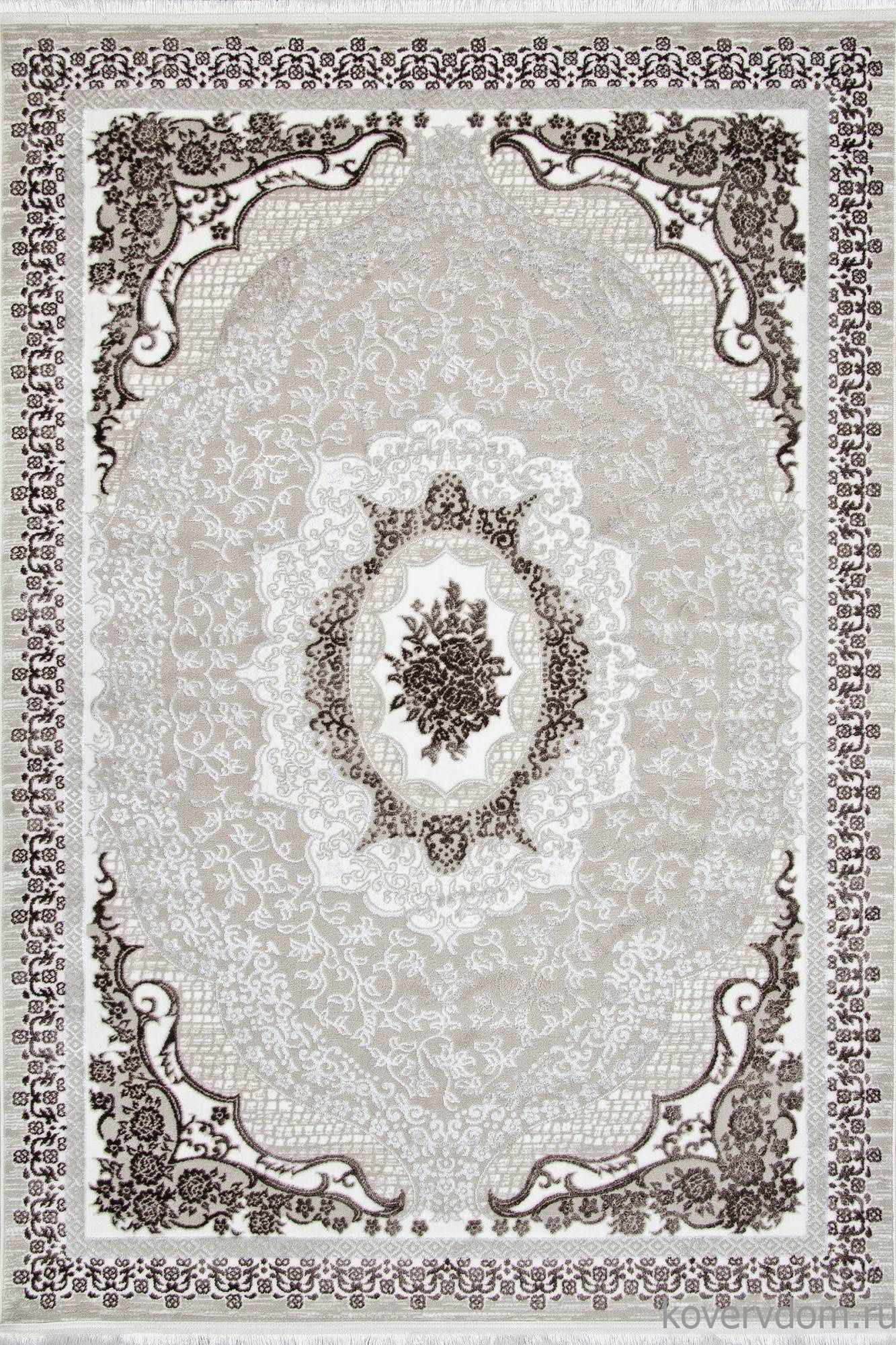 Ковер ALFANI Q010A BROWN FDY/CREAM SHRINK