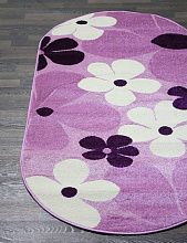 Ковер розовый SUNRISE 2 V148 PINK Овал